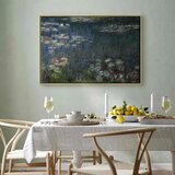  Slika - Claude Monet – Waterlilies: Green Reflections 120x80 U prirodnom drvenom okviru | shoptok.hr