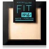 Maybelline Fit Me! Matte + Poreless kompakten mat puder 9 g odtenek 115 Ivory cene