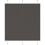 vidaXL Plisirana roleta crna 120x150 cm širina tkanine 119,4 cm | shoptok.hr