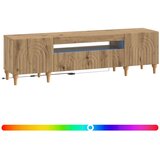  LED TV kabinet ALKMAAR Hrast artisan Konstruirano drvo | shoptok.hr