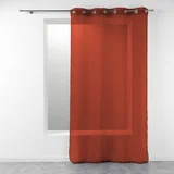 Prozirna zavjesa boja terakote 140x280 cm Telma –