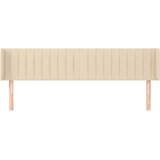  Uzglavlje s ušima krem 163x16x78/88 cm od tkanine | shoptok.hr