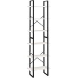 Police za pohranu bijele 60 x 30 x 210 cm od masivne borovine | shoptok.hr