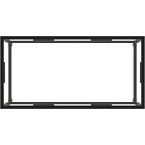 vidaXL stolić za kavu crni s kaljenim staklom 100 x 50 x 35 cm | shoptok.hr