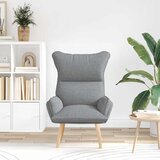  Fotelja Svijetlo siva 69 x 74 x 93 cm Tkanina i šperploča | Eponuda.com