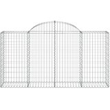  Lučne gabionske košare 3 kom 200x50x100/120cm pocinčano željezo | shoptok.hr