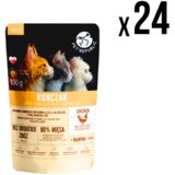 Pet Republic Vlažna hrana za mačke, Piletina, 100g, 24 komada Cene