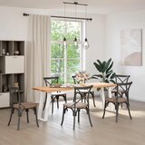  Noge za konzolni stol U-oblik 2 kom Bijele 28 x (72-73) cm Čelik | shoptok.hr