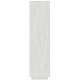 vidaXL knjižna omara za razdelitev prostora bela 40x35x135 cm borovina | Shoptok.si
