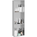  Ničica za tuš Srebrno 90 x 30 x 9,5 cm Nehrđajući čelik | Eponuda.com