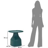 Mauro Ferretti Plastična okrogla stranska mizica ø 48 cm Gea – | Shoptok.si