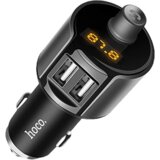 hoco. FM modulator, BT handsfree, 12 V/24 V, 2 x USB 2,4 A - E19 Smart, BT, FM, Charger | Eponuda.ba