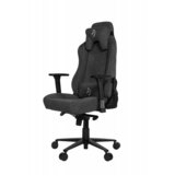 AROZZI gaming stol Vernazza, mehka tkanina, temno siv | Shoptok.si