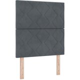  Krevet s opruga kutije Tamno siva 200 x 80 cm Baršun | shoptok.hr