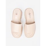 SEASTAR Platform flip-flops light beige | Shoptok.si