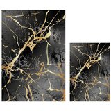 Mila Home set od 2 crne kupaonske prostirke Marble Cijene