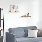  Polica na zidu Zidne 2 pcs Bež 40 x 9 x 3 cm Konstruirano drvo | shoptok.hr
