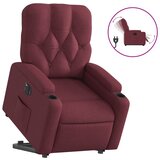 Maison Chic Električni naslanjač - Relax naslanjač s funkcijo vstajanja vinsko rdeč, (22062591) | Shoptok.si