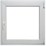 PVC prozor s kvakom (100 x 100 cm, Smjer otvaranja: Desno) u