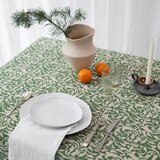 Linen Tales Laneni stolnjak 140x140 cm Evergreen Damask – | shoptok.hr