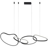 ITALUX PND-22412-S4-BK - LED luster na sajli FONTE LED/60W/230V crna | Eponuda.com