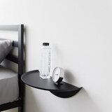 YAMAZAKI Črna kovinska polica 40 cm Tower – | Shoptok.si