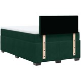  Krevet box spring s madracem tamnozeleni 120x190 cm baršunasti | shoptok.hr