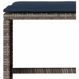  4-dijelni set vrtnih sofa od poliratana s jastucima sivi | shoptok.hr