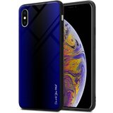 Cadorabo Ohišje, združljiv z Apple - Stripe Optics v kobaltu vijolični - zaščitni pokrov iz silikona TPU in hrbta iz kaljenega stekla, (20578564) | Shoptok.si