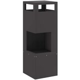 vidaXL Crna Pocinčani čelik 35 x 35 x 100 cm Izdržljivo | shoptok.hr