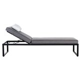 SENSUM Ležaljka za plažu Skepparholmen (Crna, Aluminij, S podesivim naslonom za leđa) | shoptok.hr