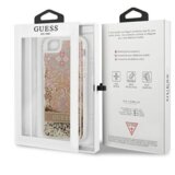 Guess GUHCI8LFLSD silikonski ovitek za iPhone 7, 8, SE 2020 - prozoren z zlatimi bleščicami | Shoptok.si