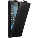 Cadorabo Ohišje, združljivo z Nokia Lumia 550 v nočna črna - Zaščitni ovitek v obliki flipa z magnetnim zapiranjem, (20561721) | Shoptok.si