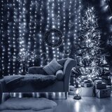  Božićna LED zavjesa 300 LED hladno bijela | shoptok.hr