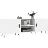 TV ormarić bijeli 150 x 30 x 50 cm od konstruiranog drva | Eponuda.com