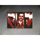  Ručno slikane slike na platnu na platnu POP Art Taxi Driver 3-dijelna () | shoptok.hr