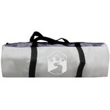  Šator za bazen s uklonjivim letvicama i mrežastim stjenkama Siva 612 x 612 cm | Shoptok.si