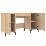  Radni stol boja hrasta sonome 140x50x75 cm konstruirano drvo | shoptok.hr