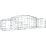  Lučne gabionske košare 11 kom 200x50x40/60 cm pocinčano željezo | shoptok.hr