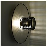  Duolla - Zidno svetlo TOKYO RATTAN 1xE27/15W/230V, prečnik 50 cm, srebrna/crna | Eponuda.com