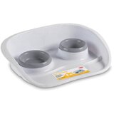 STEFANPLAST set dinner, podstavek in posode - siv - 0,25+0,3 l | Shoptok.si