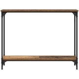  Konzolna stolica s policom Staro drvo 100 x 22,5 x 75 cm | Eponuda.ba