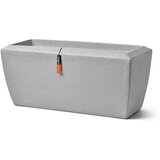 Capi Cvetlično korito Arc Granite pravokotno 90x35x40 cm slonovina, (20981277) Cene