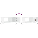  Stolić za kavu bijeli 90 x 50 x 40 cm od konstruiranog drva | shoptok.hr