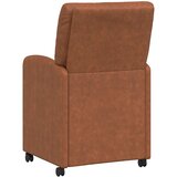  Blagovačke stolice s kotačima 2 pcs Smeđa 57 x 67 x 95 cm | shoptok.hr