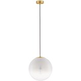 Nova Luce Bijela/u zlatnoj boji staklena viseća svjetiljka ø 30 cm Vita – | shoptok.hr