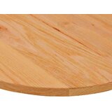 Stolna Mizna plošča svetlo rjava 80x40x2 cm trdna hrastovina ovalna, (5000268784) | Shoptok.si