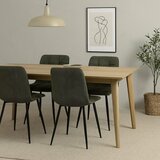 Bonami Essentials Zeleni oblazinjeni jedilni stoli v kompletu 2 ks Moseby – | Shoptok.si