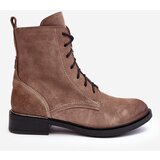 Boto Comfortable Suede Lined Boots Light Brown Lemar Revin | Shoptok.si