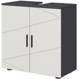 Nesta Omarica pod umivalnikom, nastavljiva polica, ročaj, zaščita pred prevračanjem, siva, 60 x 30 x 60 cm, (5000493131) | Shoptok.si